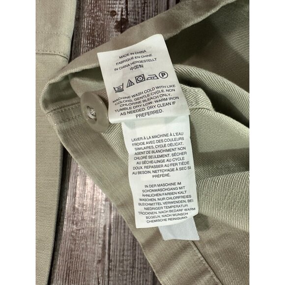 Wallace & Barnes Military Shirt Jacket size Large color ivory - Picture 4 of 6